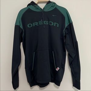 Nike Oregon Ducks Hoodie Sweatshirt NikeFit Therma